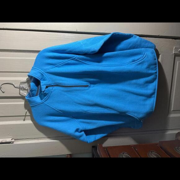 Dumpster Diver Cozy Blue Fleece Pullover Made from Recycled Bottles XL - Picture 1 of 9